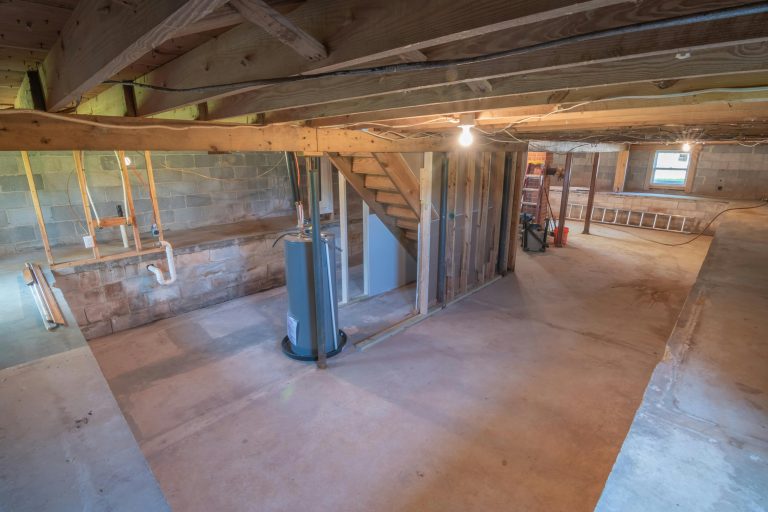 basement renovation and transformation